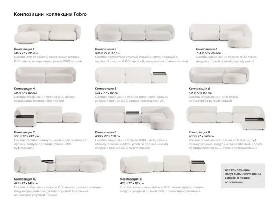 Пуф круглый Fabro 865325