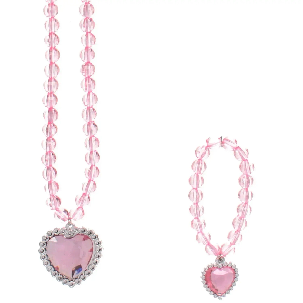 Набор карнавальный «Волшебница» (палочка, ободок, подвеска, браслет), розовый