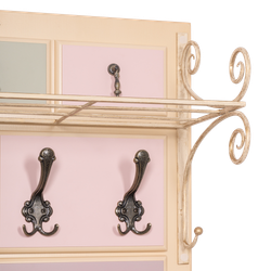 Вешалка настенная Пандора 3 Айвори Акварель