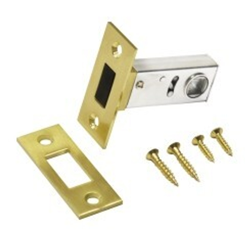 Защелка АЛЛЮР АРТ L50-8М SB мат.золото, магнитная торц.планка 25мм б/ручек / 11583