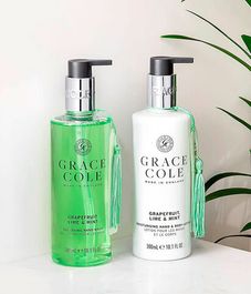 Грейпфрут, лайм и мята, подарочный набор для рук (мыло и лосьон), Grace Cole