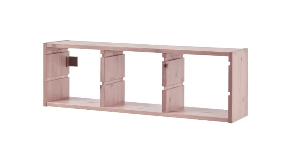 Полка навесная - аналог IKEA TROFAST/ТРУФАСТ/СЫНОД, 93x30x21см,  светло-бежевый