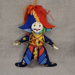 Ёлочная игрушка Арлекин-солдатик