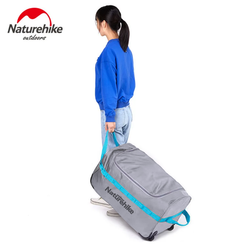 Сумка дорожная Naturehike А027, с колесами,110 л., серая