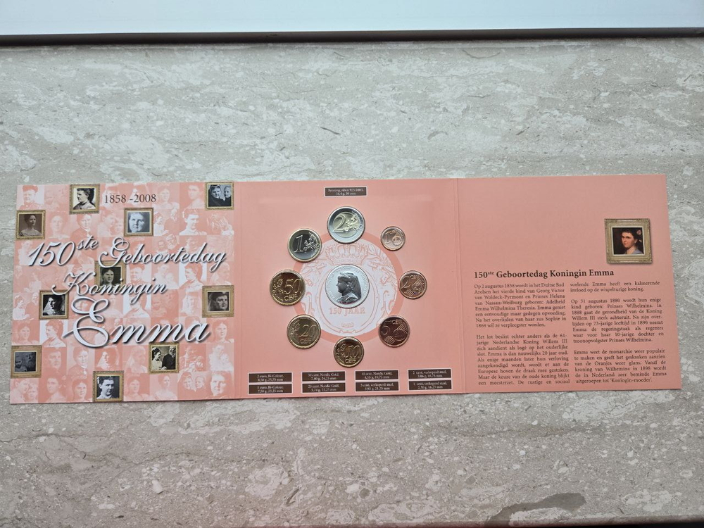 Netherlands 2008 BU Theme Set – 150th Birth Anniversary of Queen Emma