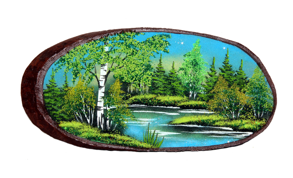 Срез дерева " Лето" см 47-43 см