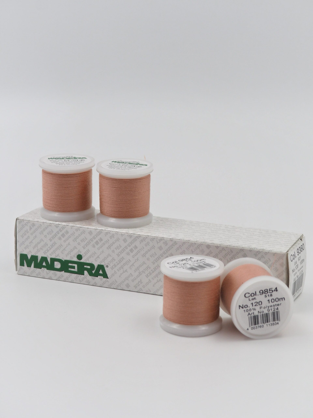 Нитки швейные Madeira aerofil №120 Col. 9854 пудра