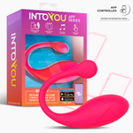 Ярко-розовое интерактивное виброяйцо Bulby