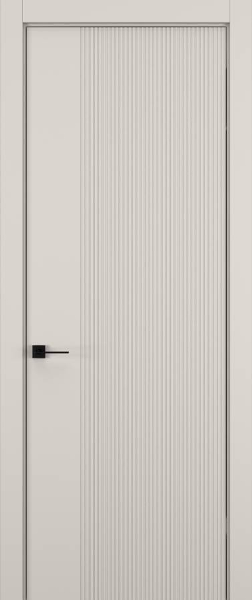 Дверь 4 VERTICAL Матовый Серый песок