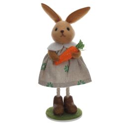 GAEM Фигурка декоративная "Зайка" (блок 12шт), L7 W4,5 H16 см, 2в.