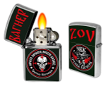 Бензиновая зажигалка ZOV с символикой "Вагнер"*
