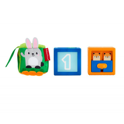 Fisher-Price - Разноцветные животные - сенсорные блоки GJW13