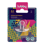 Соска-пустышка, мягкая, скош. сосок, от 6 мес, сил. арт.16406