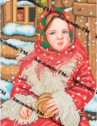 Г-5181 Девочка с бубликами