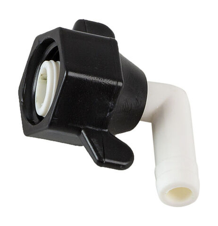 Фитинг SeaFlo угловой резьба-"елочка" 1/2"-14 NPT(F)x3/8"