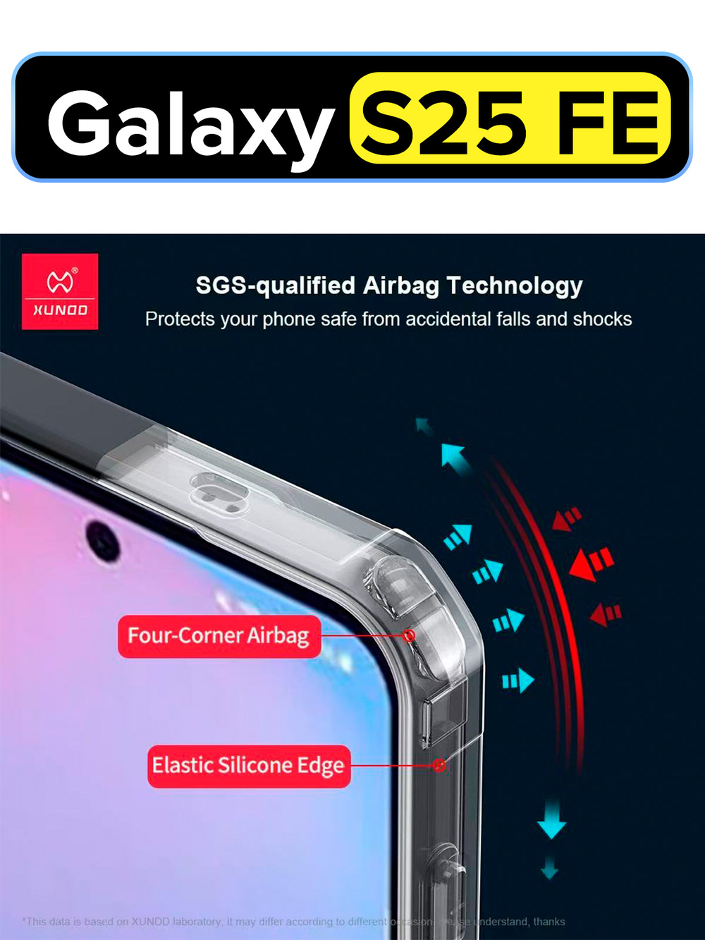 Чехол для Samsung Galaxy S25 FE c Магсейф противоударный с усиленными углами XUNDD