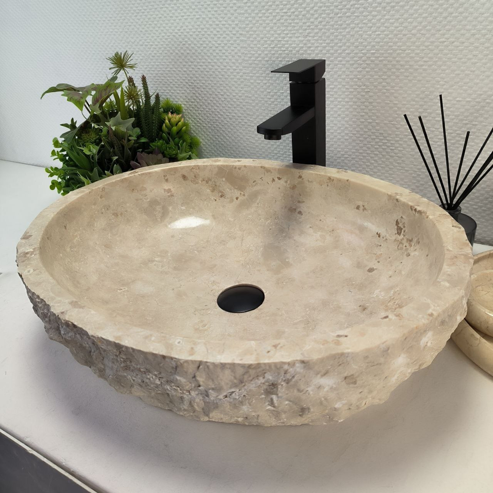 Раковина из мрамора Erozy Cream EM-62761 (56*45*15) 123