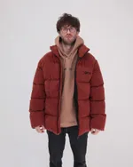 Пуховик Anteater Downjacket Velvet Терракотовая