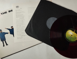 Винтажная виниловая пластинка LP The Beatles Help (Japan 1970) (Red Wax Vinyl) Yesterday