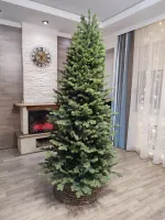 Искусственная узкая елка «Монте» (Литая хвоя) 210 см / 2,1 м