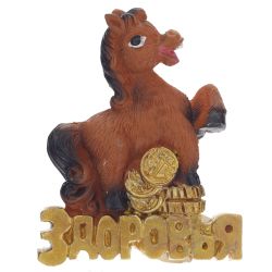 GAEM Магнит "Лошадка", L5 W1,5 H6,5 см, 4в.