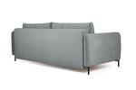 Barcelona диван-кровать трехместный прямой, велюр серый