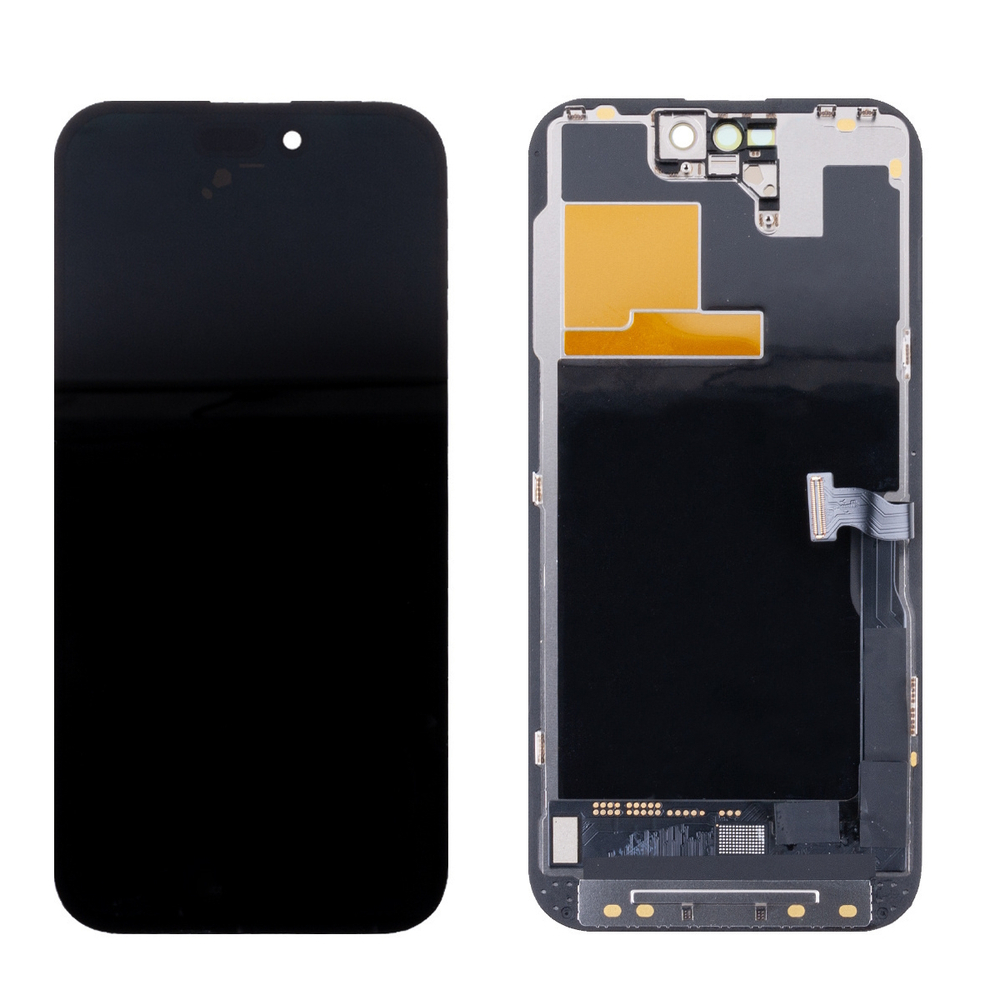 Дисплей iPhone 14 Pro с тачскрином Черный - (Hard OLED) (площадка под IC)