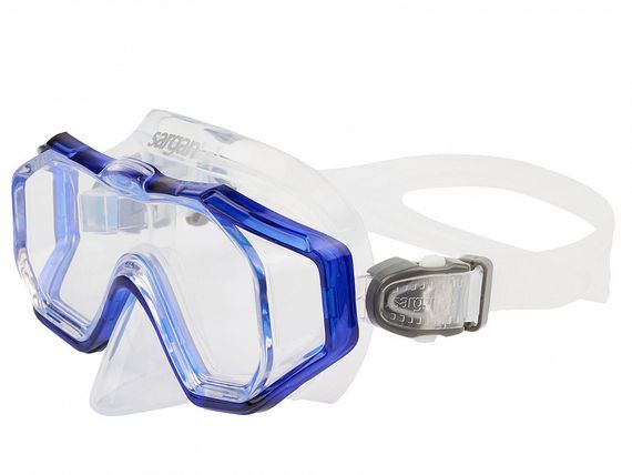 Маска детская Sargan Панорама прозрачный/синий