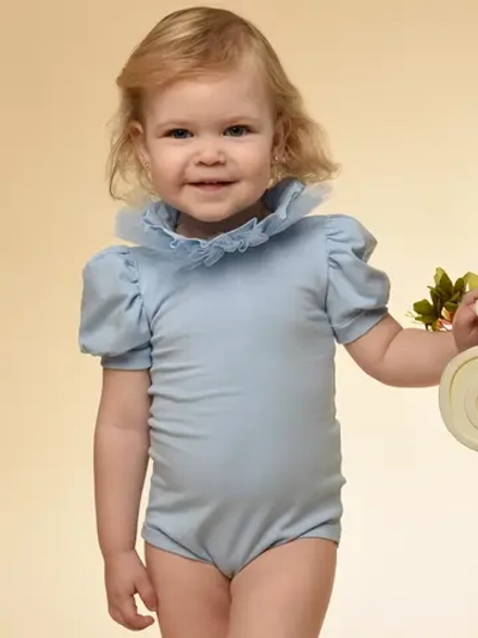 Боди с декоративным воротничком