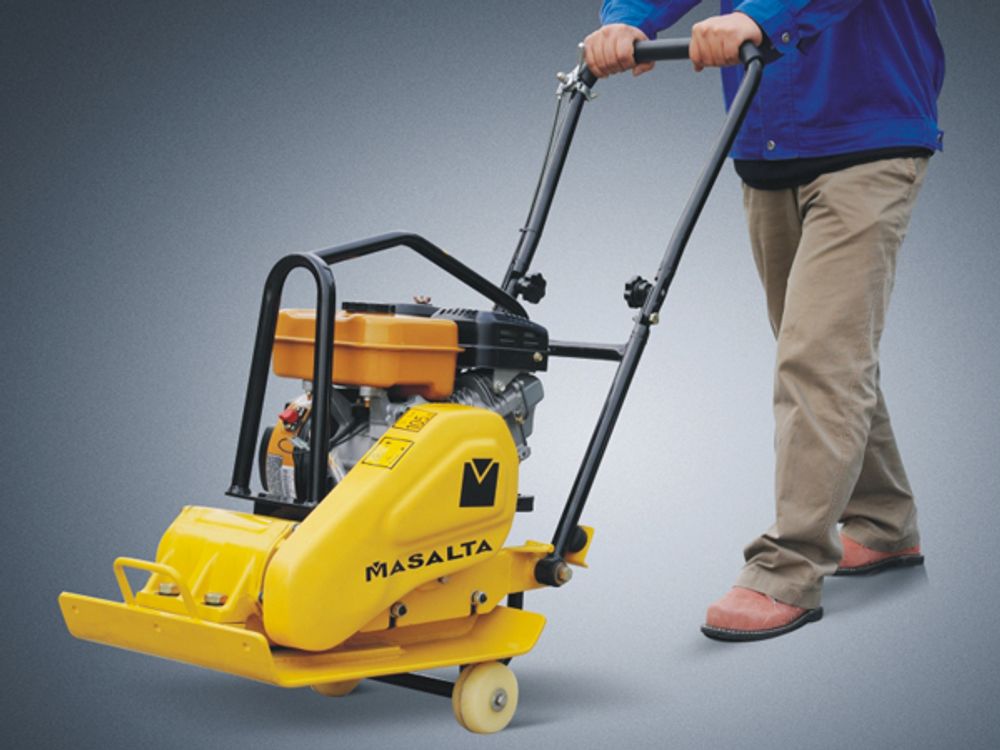 Виброплита бензиновая Masalta MSR60-4 - [62 кг / 10,5 кН / Honda GX160]