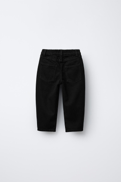 ZARA ДЖИНСЫ BAGGY, ЧЕРНЫЙ