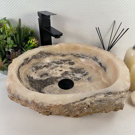 Раковина из оникса Erozy Yellow EO-60704 (46*40*16)