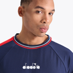 Мужское теннисное поло Diadora Icon T-Shirt Men - Blue, Multicoloured