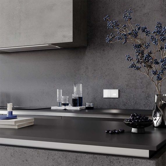 Подсветка светодиодная встраиваемая Voltum S70, (белый глянцевый) VLS070601