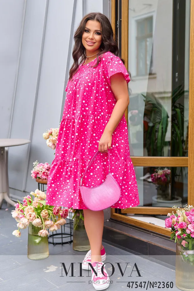 Платье 2360-малиновый Minova