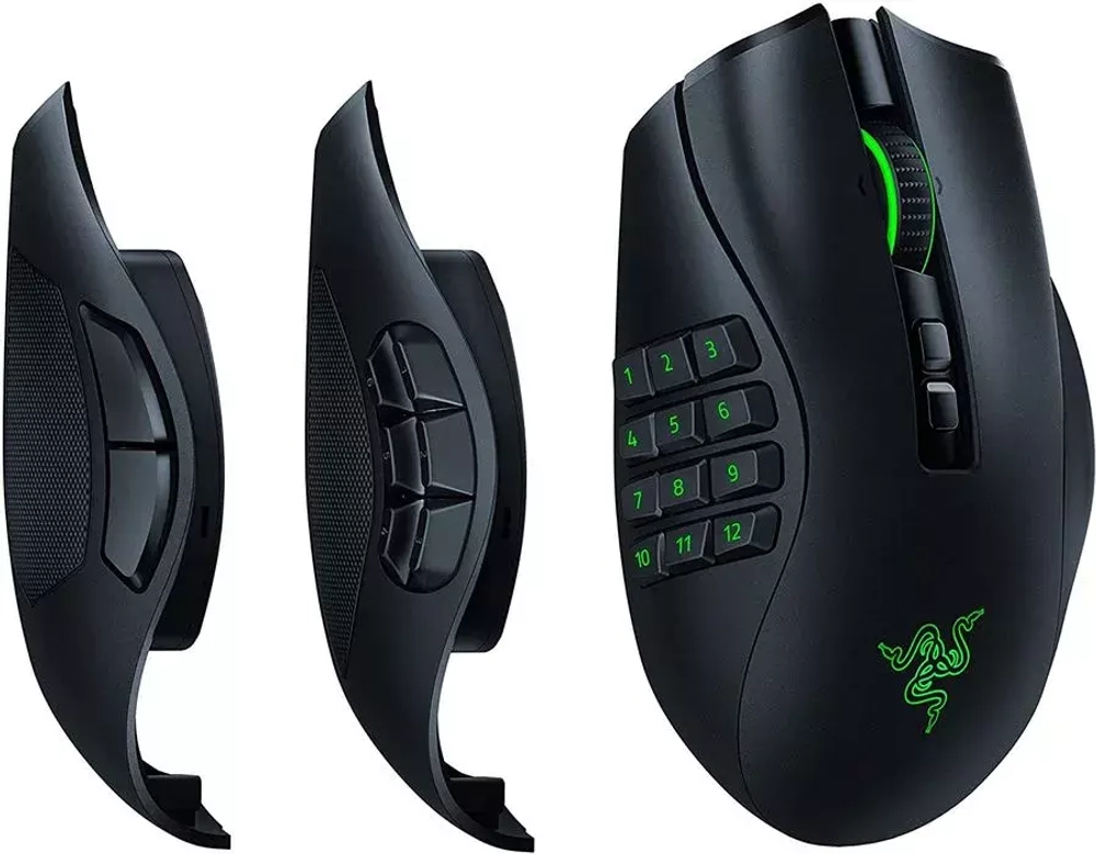 Мышь беспроводная Razer Naga Pro RGB черная (RZ01-03420100-R3G1)
