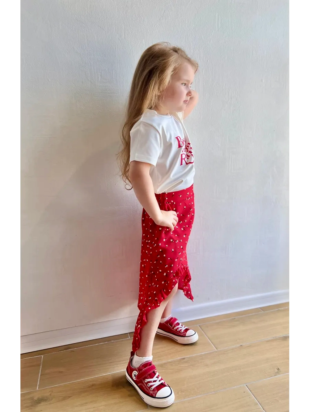 Костюм футболка с юбкой