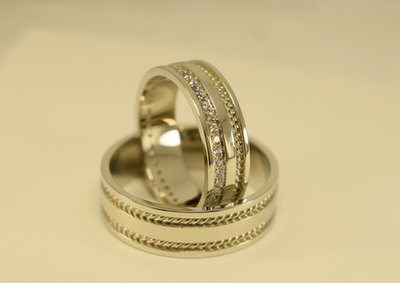 Обручальная пара Современная классика