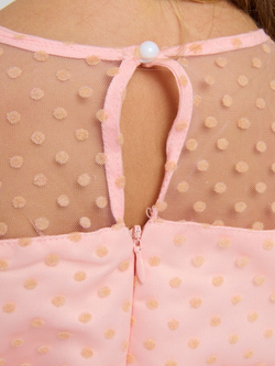 Пышное платье Уэнсдэй Аддамс (Wednesday Addams) в горох