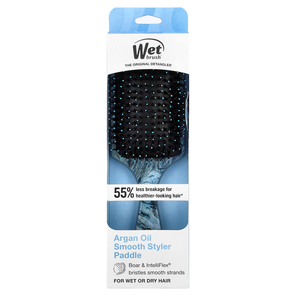 Wet Brush, пастилка для укладки с аргановым маслом, синяя, 1 шт.