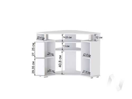 Тумба ТВ 044(2у) (белый)