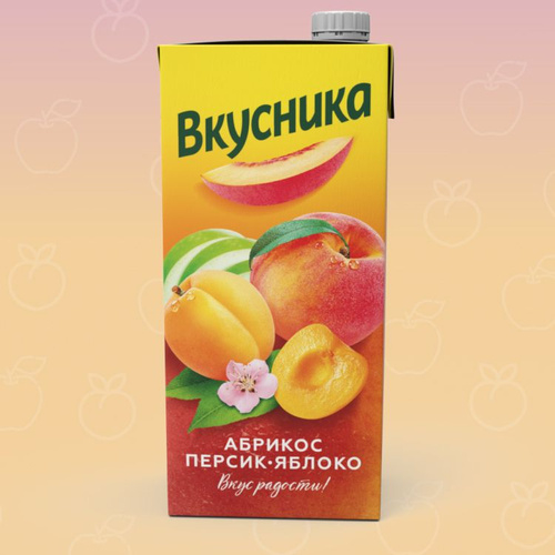 Вкусника Напиток из Абрикосов,Персиков и Яблок 0,95л
