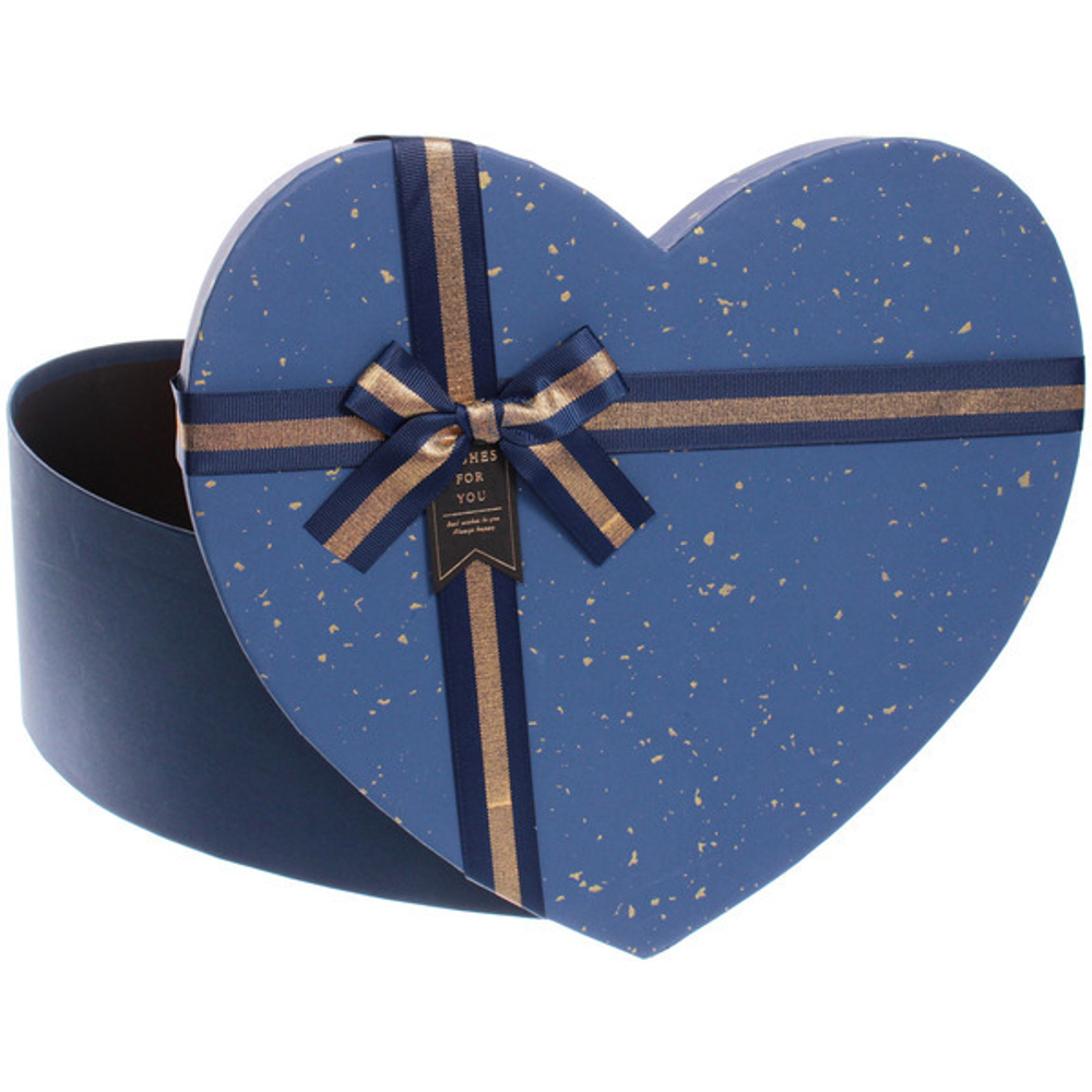 Коробка подарочная «Приятный сюрприз» 31*28*13,5 см, синий