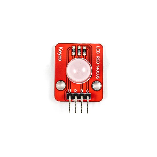 RGB светодиод на плате яркий