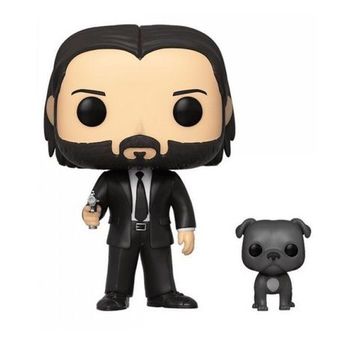 Фигурка Funko POP! Vinyl: John Wick: John (Black Suit) w/Dog 47238