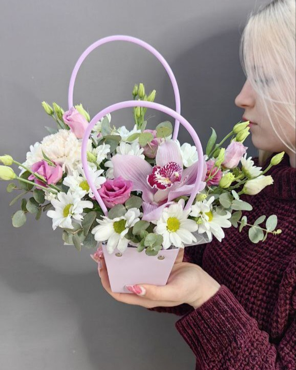 Сумочка с орхидеей