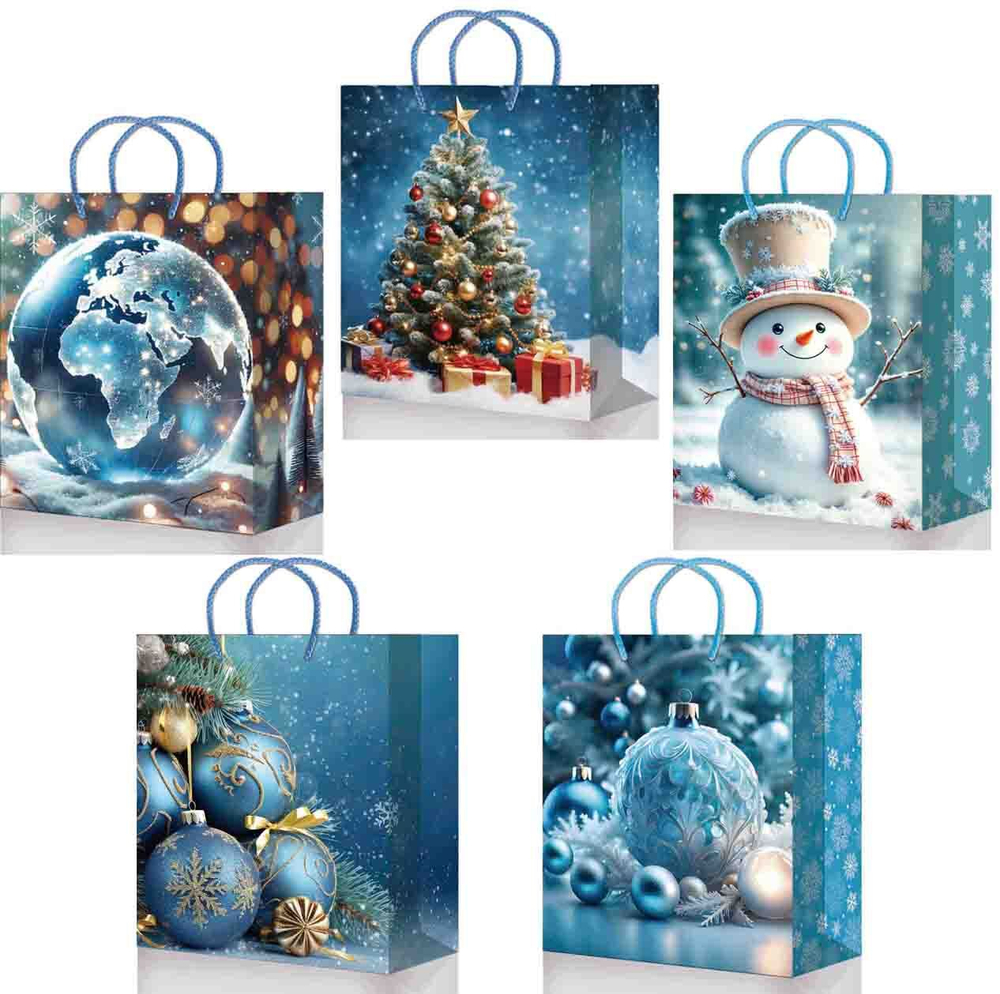 МегаМаг Пакет 322 L25, НГ, подарочный, ламинированный, 264*327*136