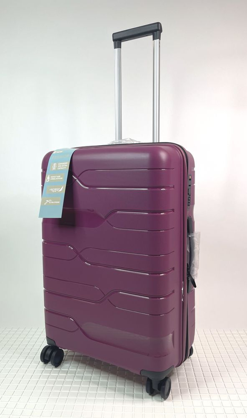 Средний чемодан Bon-Voyage PP One, Фиолетовый, M