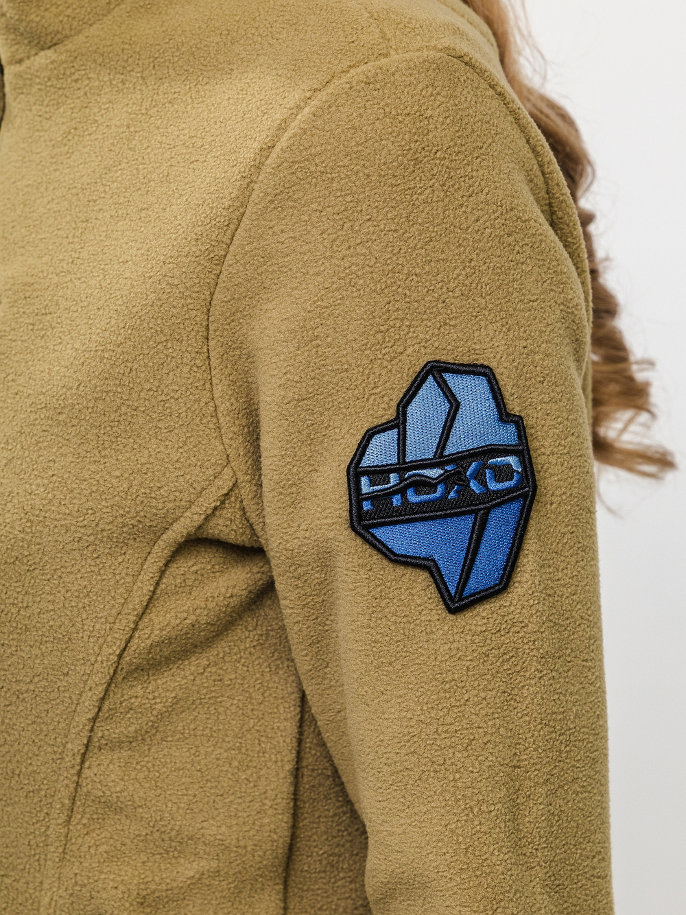 Кофта "НОХО" флисовая женская, цвет "Болотные угодья"