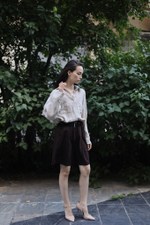 шорты с ремнём, свободного кроя